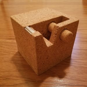 Cork Cube Tape Dispenser